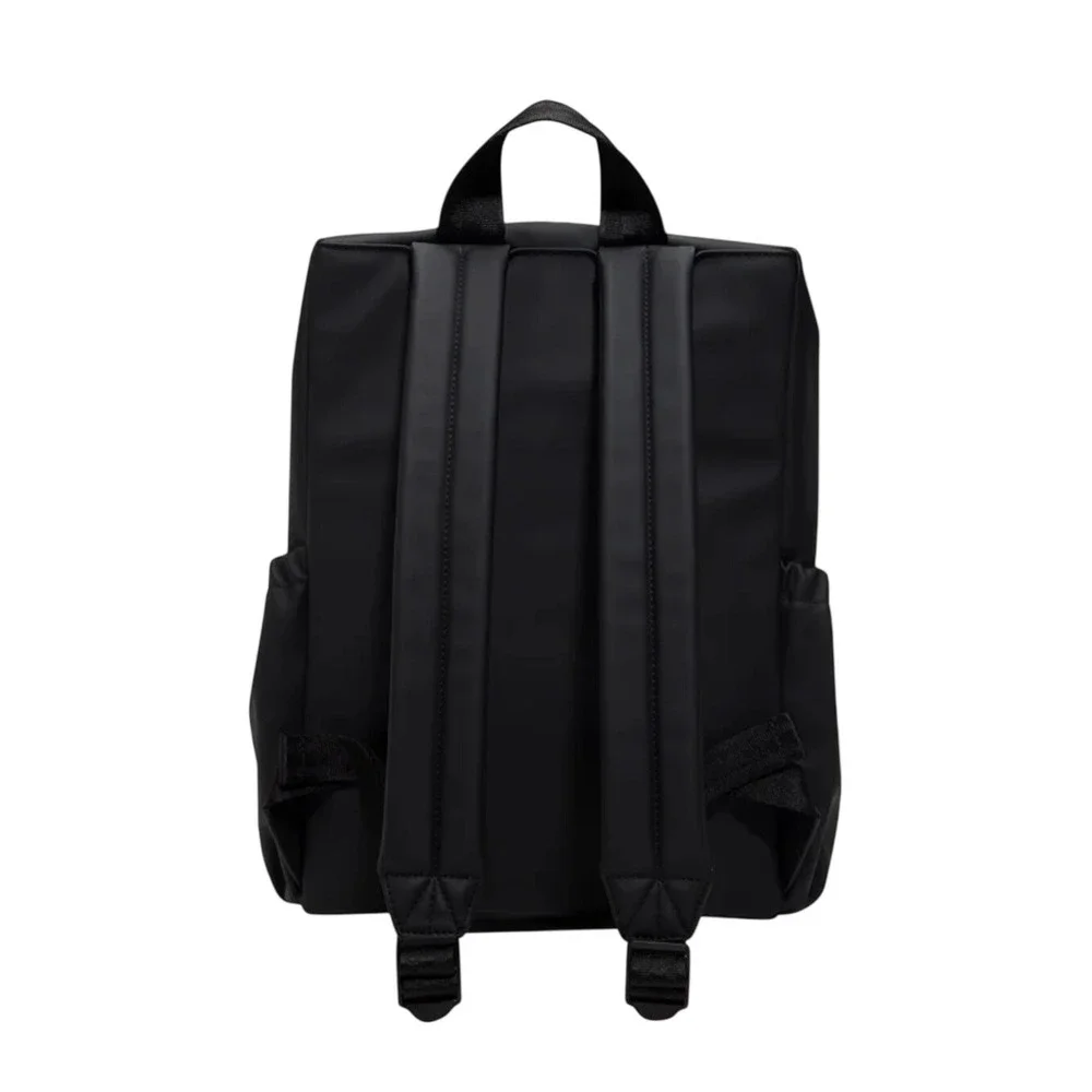 Hunter Top Clip Backpack Black Water Resistant Rubberized‎ Logo UBB1204KBM